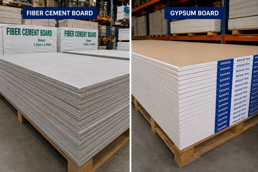 Construction boards and panels